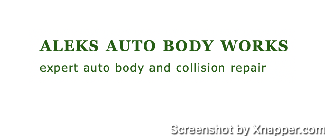 Aleks Auto Body logo